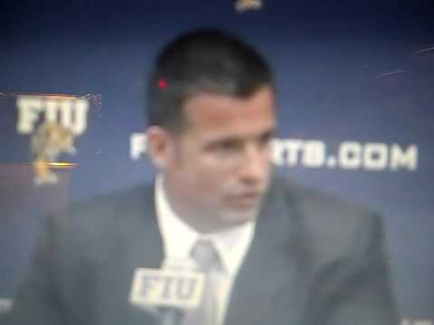 Florida Int'l Coach Mario Cristobal Jerrel Jerniga...