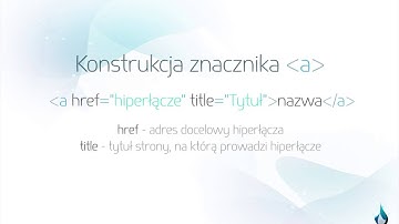 Kurs HTML   Lekcja 5   Strona internetowa i jej fundamenty