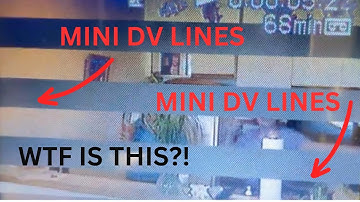 Mini DV Camcorder Tape Horizontal Lines - How to Fix