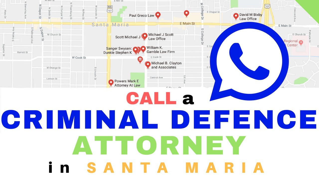 Criminal Defense Attorney Santa Maria CA YouTube