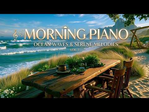 Soft piano music | Morning piano for a sunlit garden & deep focus for study stress relief