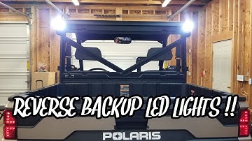 Polaris Ranger XP 1000 | DaSen Backup Reverse LED Light Install