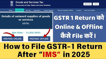 File GSTR1 Return Online & Offline | BIG Mistake Filing GSTR1 Return Online & Offline