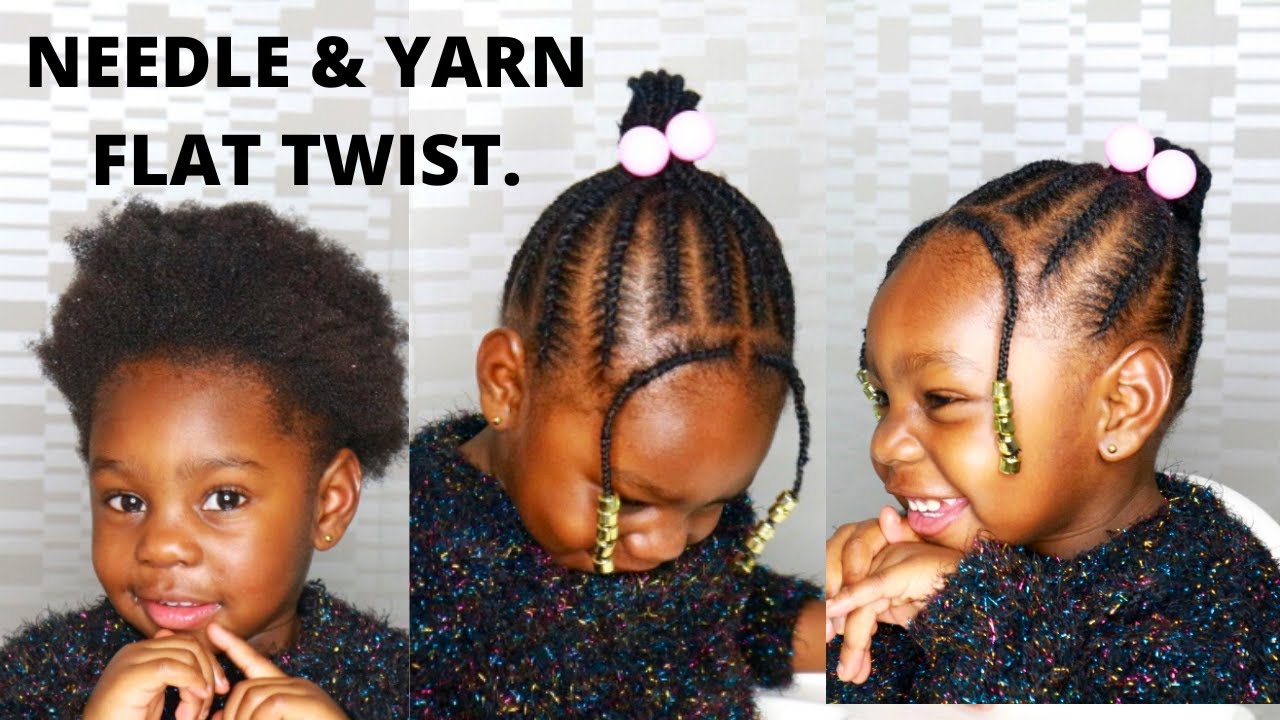 Needle & Thread Flat Twist Tutorial – Natural Sisters – South African Hair  Blog