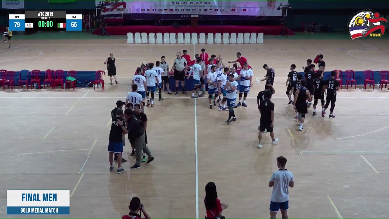 WTC 2019 DAY 4 GOLD MEDAL MATCH MEN
