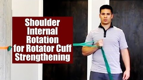 Shoulder Internal Rotation with Band at Side | Rotator Cuff Strengthening