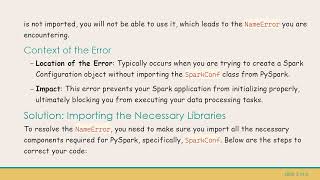 Resolving the NameError: name 'SparkConf' is not defined in PyCharm