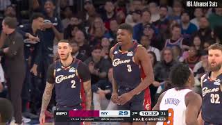 Lonzo Ball Cleveland Cavaliers At New York Knicks Full Box Score