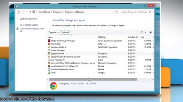 How to Uninstall Google™ Chrome from Windows® 8.1 PC
