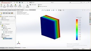 SolidWorks Transient Thermal Analysis with Only Initial Temp