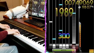 I play osu! mania using a piano | Feint - Tower Of Heaven