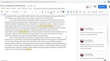 Collaborative Writing Tool