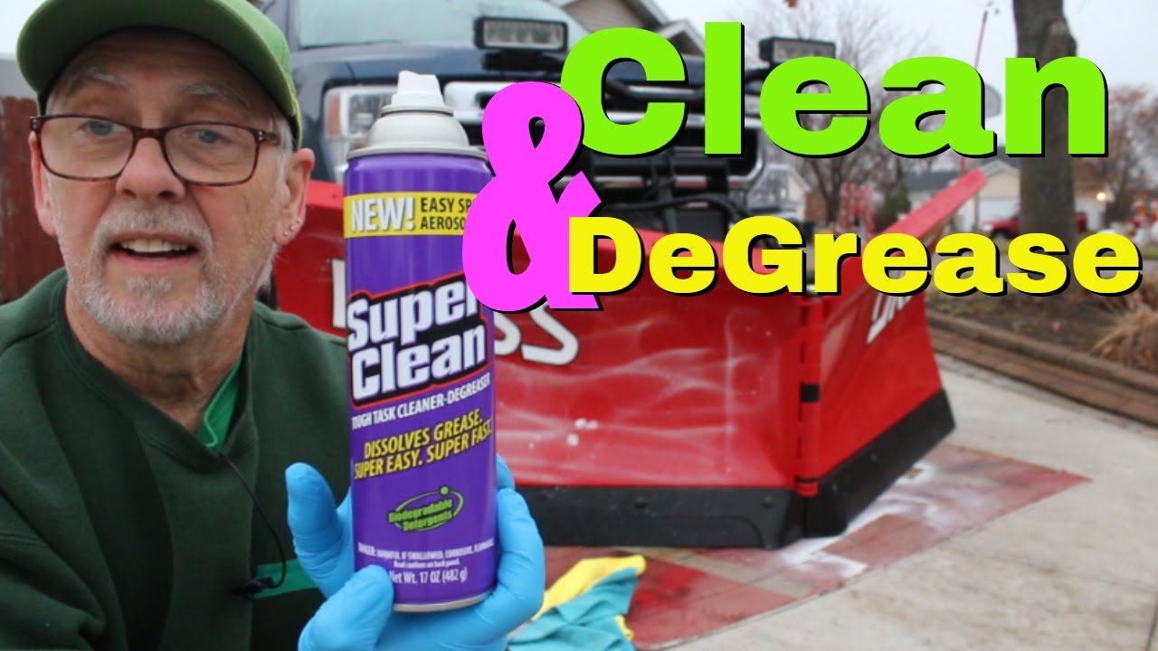 Removing Grease From My Boss Plow Blade boss plowing winter YouTube