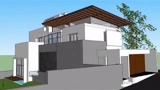 House at Walpola Sri lanka-Spatial creation on a sloping land.