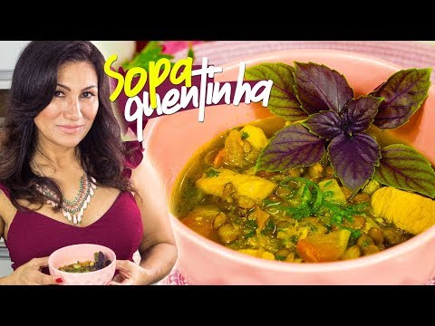 Vídeo: Como Fazer Sopa De Lentilha Magra Saudável