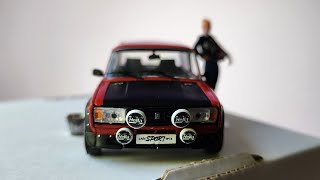 1:43 LADA ВАЗ-2105 VFTS 1983 red&black