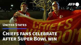 Super Bowl: Kansas City Chiefs fans hail Mahomes 'dynasty' after win over Philadelphia Eagles | AFP