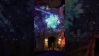 Festive Snowflake Projections Delight At Knotts Taste Of Merry Farm