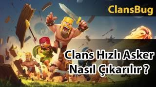 Clash of Clans - Hızlı Birlik Üretme Bugu - Hilesi Kesin Çalışıyor Denendi
