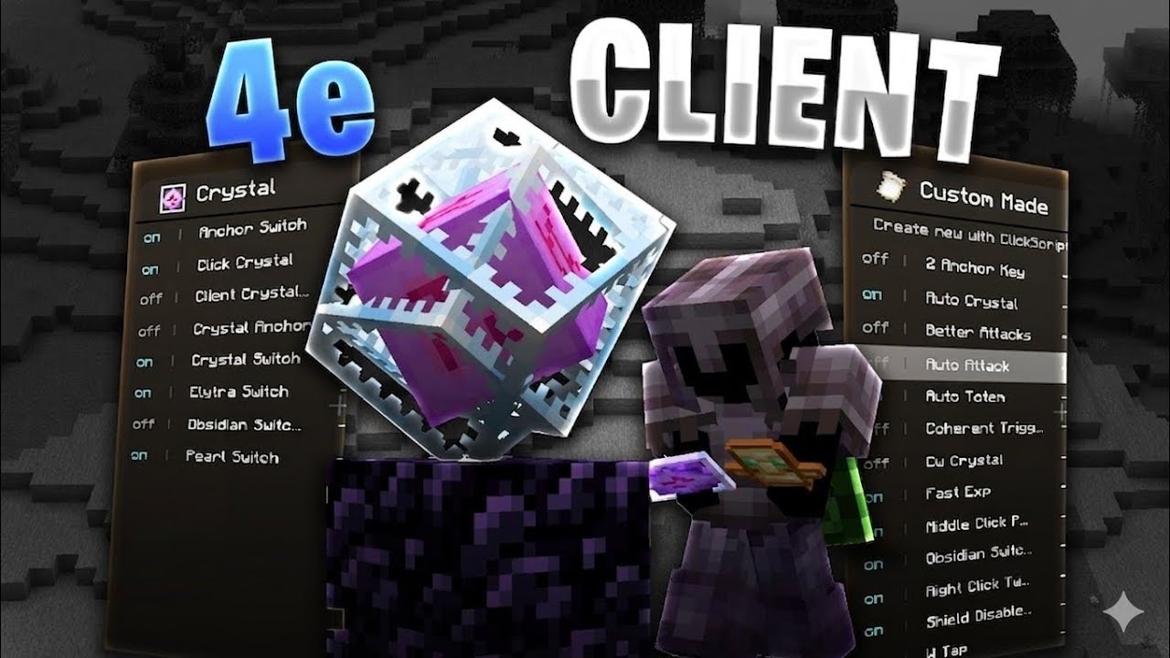 Minecraft ghost client crystal ,anchor ,mace MACRO PvP hack 1.21.11 # ...