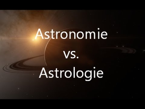 Astronomie vs Astrologie