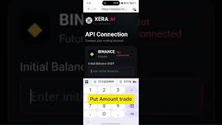 Tutorial videoAPI Binding using Binance for Xera Ai