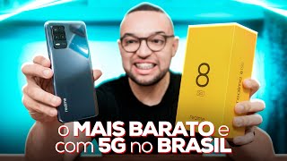 Matheus Kise Vídeos REALME 8 5G | o celular 5G MAIS BARATO do mercado brasileiro! UNBOXING e COMENTÁRIOS