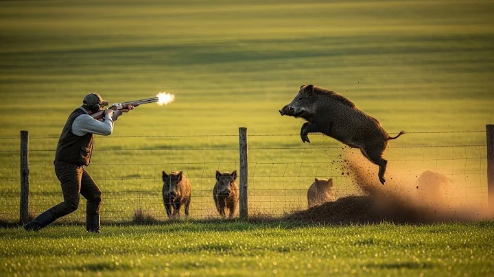 Monster Wild Boars Charge at Hunters — Texas Farmer Fights Back Against Invasive Hogs