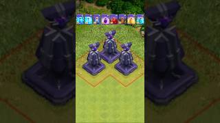 Can P.E.K.K.A wipe out Four Monoliths with one spell? | Clash of Clans #clashofclans #shorts