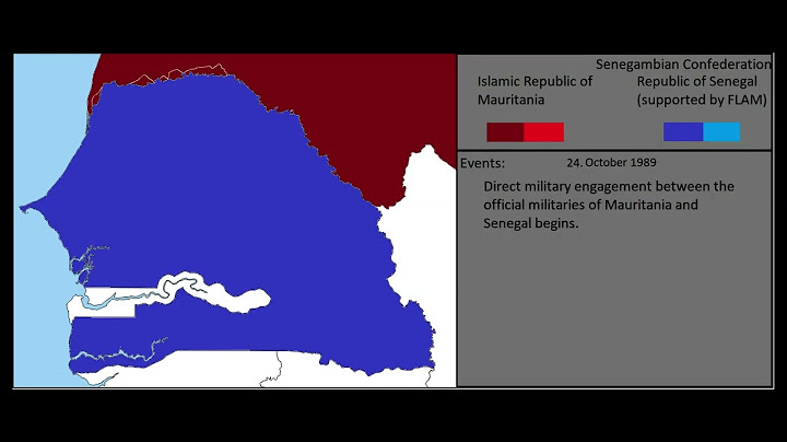 Mauretania Senegal Border War