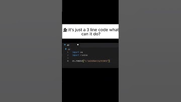 💀 Just 3 Lines of Python Code… But What Can It Do? #operatingsystems