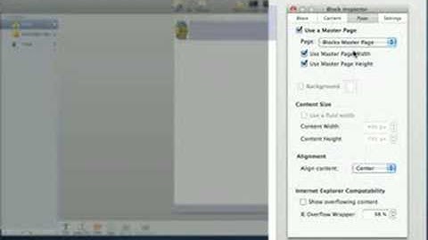 Blocks Master Pages - RapidWeaver screencast