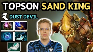 🔥 7.36a TOPSON SAND KING Midlane Dust Devil 🔥 Rushing Aghanim - Dota 2