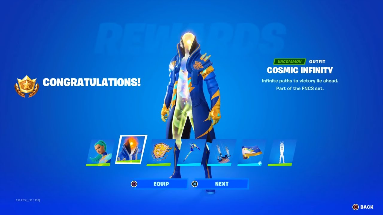 How Many Points Do You Need To Get FNCS Cosmic Infinity Skin in