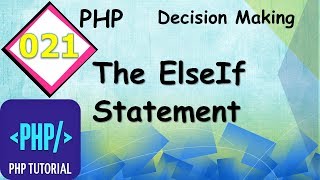 If...elseif Statement in PHP (HINDI) #021 || Engineering - Portal