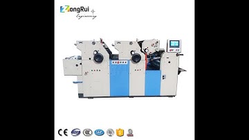 3 COLOR OFFSET PRINTING MACHINE SATELLITE TYPE NON WOVEN BAG PRINTING ZONGRUI