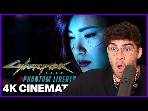 Thumbnail for HasanAbi Reacts to Cyberpunk 2077: Phantom Liberty Cinematic Trailer