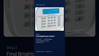 DSC keypad too bright? Fix it in 20 seconds #Shorts