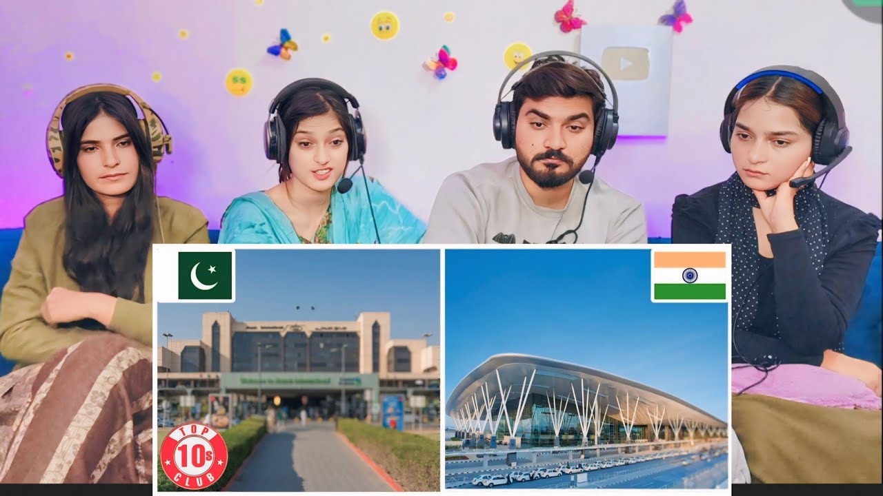 10 Biggest Airports Of Pakistan Vs 10 Biggest Airports Of India - Reaction