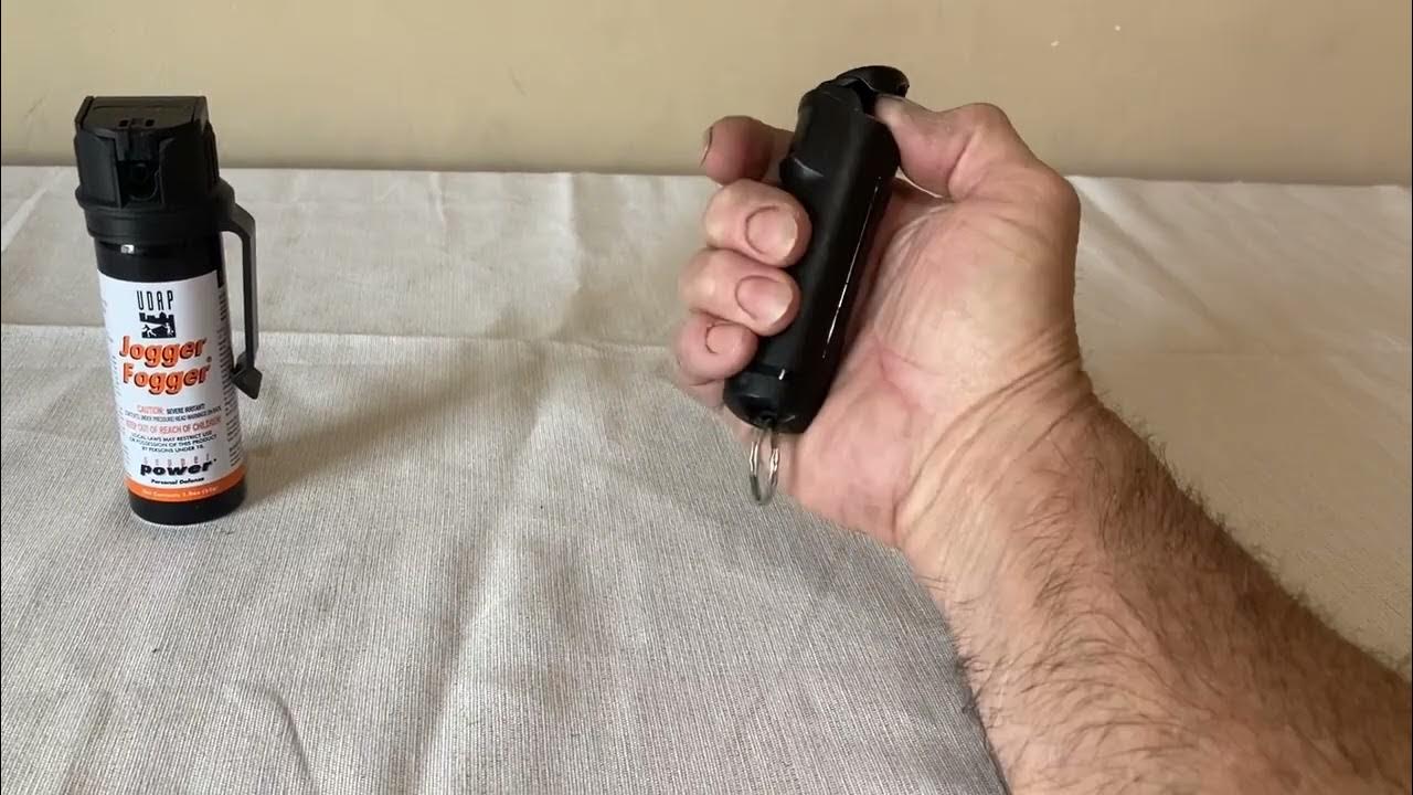 UDAP Pepper Spray Defense Jogger Review YouTube