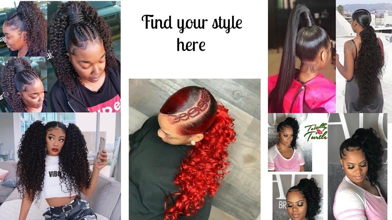 New & Latest | Sleek Ponytail Hairstyles For Black Women 2023 | Cute -  YouTube