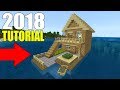 Minecraft Tutorial: How To Make A Wooden House On The Water 2018 Minecraft Tutorial: How To Make A Wooden House On The Water 2018