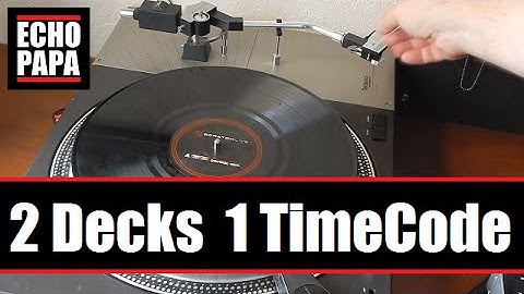 VirtualDJ 8: Control 2 Decks with 1 TimeCode
