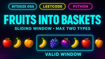 “Sliding Window FINALLY Makes Sense 🍌 — LeetCode 904 Explained VISUALLY!”