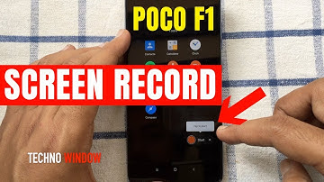 How to Record Screen on XIAOMI POCO F1 - Built in Screen Recorder