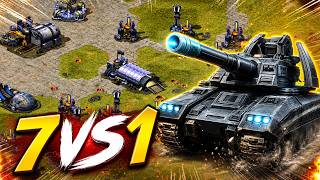 7v1 BRUTAL AI – France’s Grand Cannon Defense is UNSTOPPABLE (RA2)
