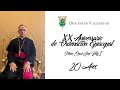 Eucarista en accin de gracias por los 20 aos de aniversario episcopal  monseor scar jos vlez