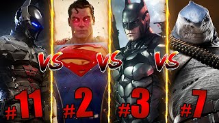 Who's the Most Powerful Character in the Arkhamverse? | Ranking All 44 Heroes and Villains!