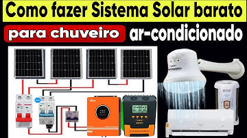 OFF, GRID, BARATO, QUE LIGA. CHUVEIRO, ELÉTRICO, AR-CONDICIONADO E A CASA TODA