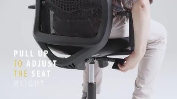 How a mechanism works in a home-office task chairs | STAR-SYNCRO by Leyform